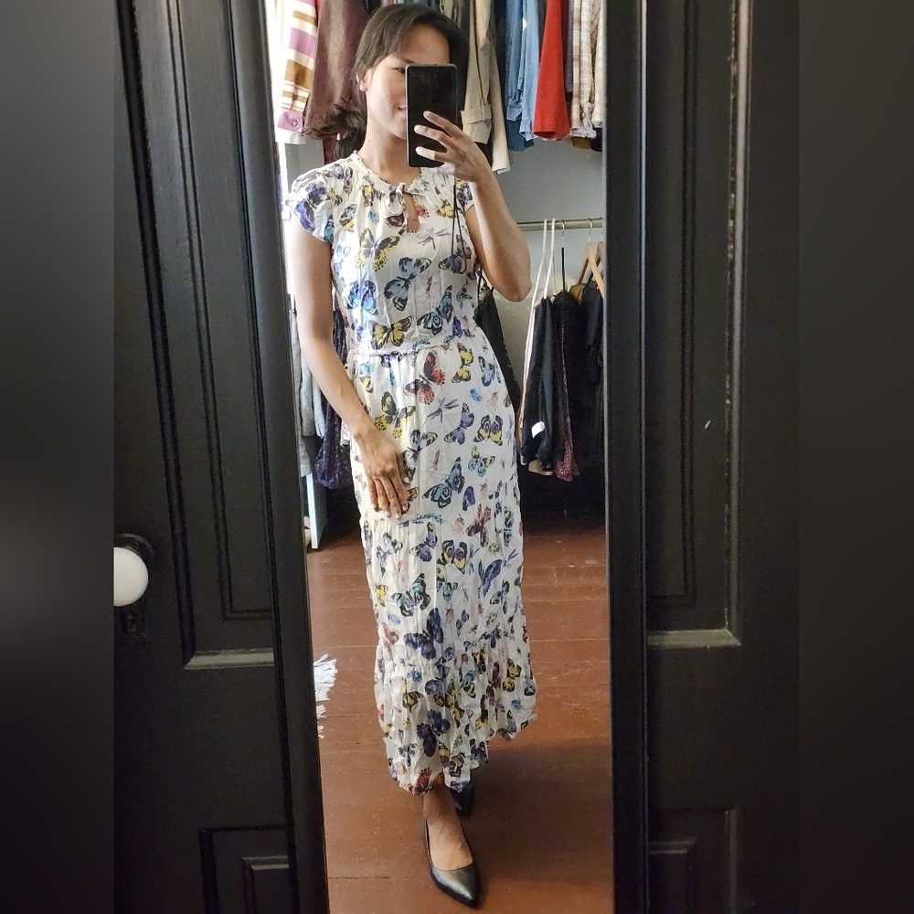 Maxi old navy butterfly dress
